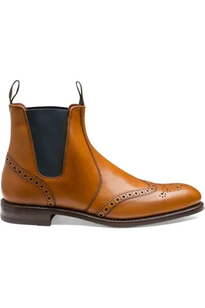 Loake Hoskins Calf Leather Brogue Dealer BootsEU 41 (UK 7)