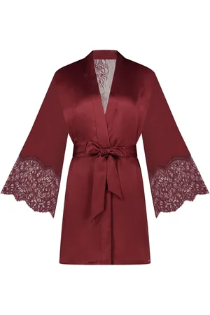 Hunkemöller Hunkemöller Red Camille KimonoXL-XXL