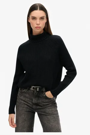 Superdry Essential Rib Knit Rollneck Jumper36