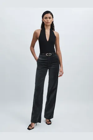 Paige Velvet Wide-Leg Trousers29