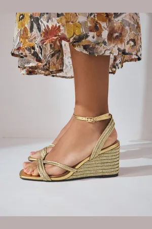 Next Espadryle na koturnie Forever Comfort z kwadratowymi noskami i paskamieu41