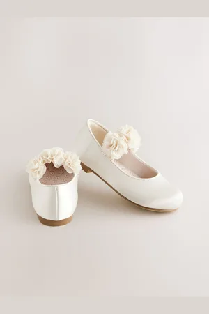 Next Satin Bridesmaid Occasion Corsage Mary Jane ShoesEU 22 (UK 5.5)