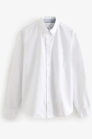 Next Long Sleeve 100% Cotton Oxford ShirtL