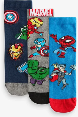 Next Superhero License Cotton Rich Socks 3 PackUK 12.5