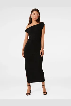 Forever New Georgie Glitter Jersey Midi Dress44