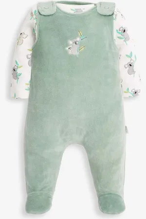JoJo Maman Bébé 2-Piece Koala Dungaree SetNoworodek