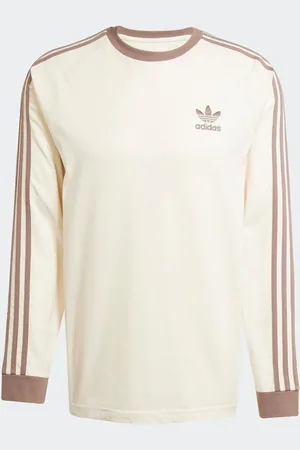 adidas 100% Cotton Adicolor Classics 3-Stripes Long Sleeve Long-Sleeve TopXL Reg