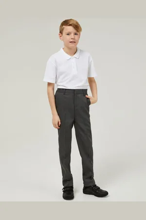 Trutex Boys Regular Leg Grey 2 Pack School Trousers6 lat (116 cm)