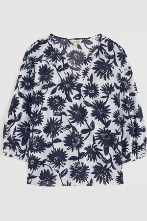 Seasalt Cornwall Streamlet Floral Swing-Shape 100% Organic Cotton Tunics48