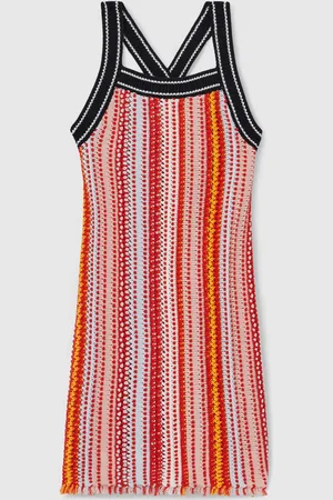 Reiss Amira Cotton Striped Knit Dress116122 cm