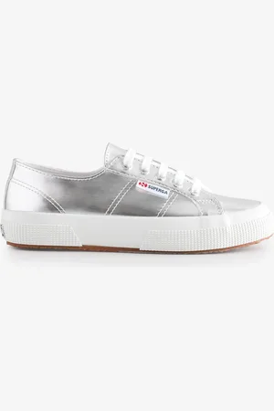 Superga Silver 2750 Mirror Synthetic Material SneakersEU 41 (UK 7)