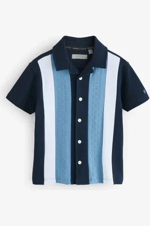 Ted Baker Navy Textured Stripe Shirt146152 cm