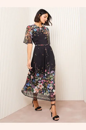 Friends Like These Chiffon Dobby Midi Dress38