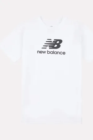 New Balance Boys 100% Cotton Stacked Logo T-Shirt9