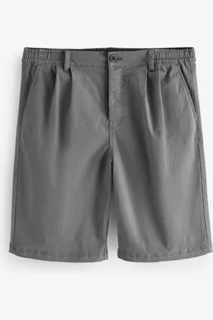 Threadbare Relaxed Fit Pleated Stretch Chinos Shorts36 R
