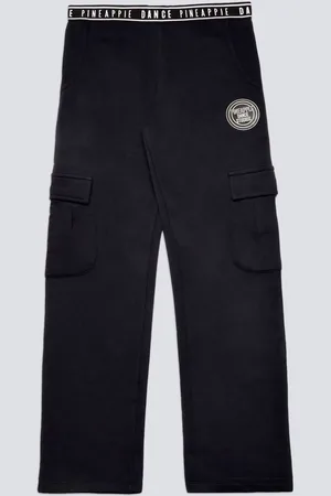 Pineapple Wide Leg Girls Cargo Joggers5