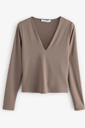 Next Soft Touch Polyamide Long Sleeve V-Neck Top40