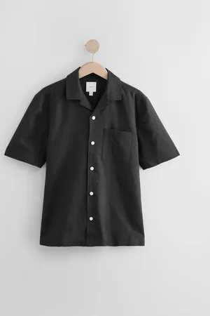 Next Cotton Linen Blend Short Sleeve ShirtXXXL