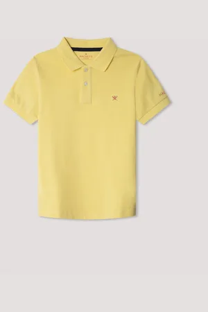 Hackett London Older Boys Yellow 100% Cotton Polo Shirt146152 cm
