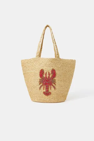Accessorize Lobster Jute Beach BagJeden