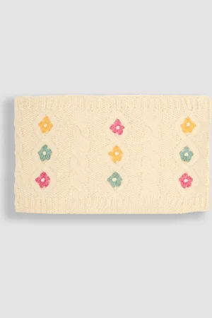 JoJo Maman Bébé Cable Knitted Neck Cosy ScarfJeden