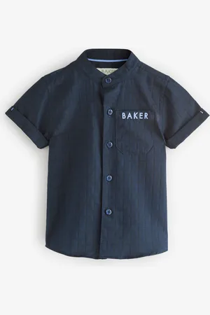Ted Baker 100% Cotton Grandad Collar Shirt140146 cm