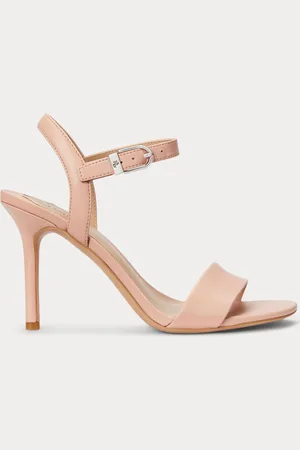 Ralph Lauren Buty na obcasie Gwen ze skóry nappa z paskamiEU 39 (UK 6)