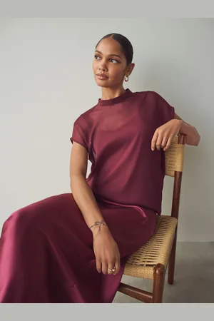 Next Sheer Layer Cap Sleeve Top36