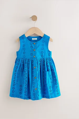 Next Sleeveless Pocket 100% Cotton Summer Dress (3mths-8yrs)6268 cm