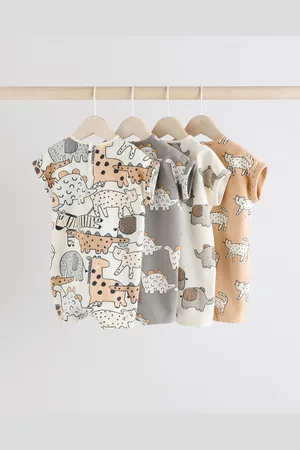 Next 100% Cotton Rompers 4 Pack9298 cm