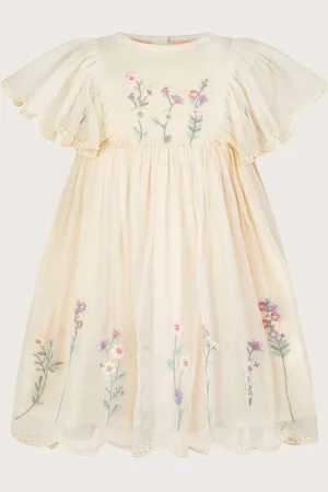 Monsoon Baby Floral Embroidered Tulle Dress9298 cm