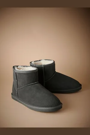 Next Signature Suede Slipper Boots with Faux Fur LiningEU 41 (UK 7)