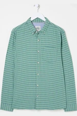 Fat Face FatFace Long Sleeve Bath Check 100% Cotton ShirtM Reg