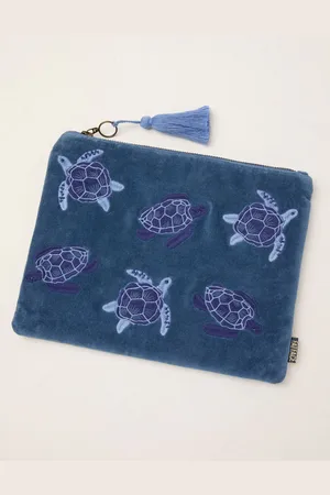 Fat Face FatFace Turtle Embroidered PouchJeden
