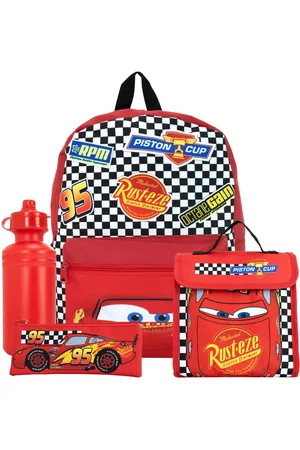 Character Cars 4 Pc Backpack SetJeden
