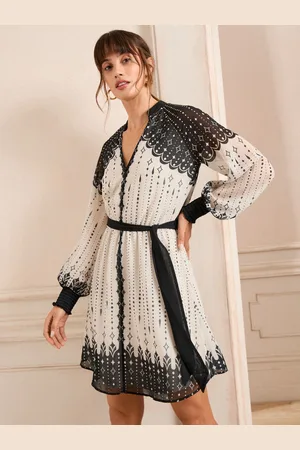 Love & Roses Mini Shirt Dress38