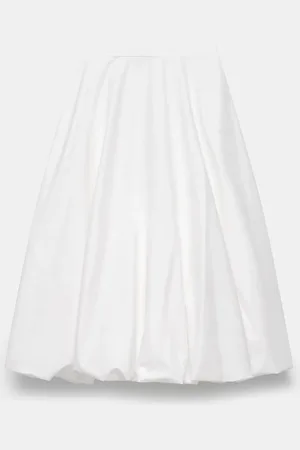 mint&berry 100% Cotton Bubble Midi SkirtS