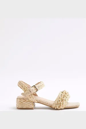 River Island Girls Raffia Heel Sandalsuk2eu345