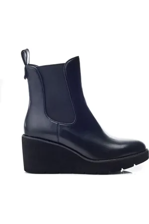 Moda In Pelle Allby Wedge Heel Chelsea Black BootsEU 41 (UK 8)