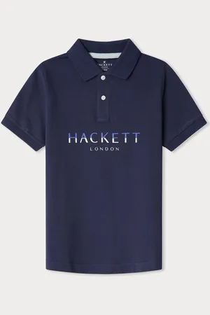 Hackett London Older Boys 100% Cotton Blue Polo Shirt110116 cm