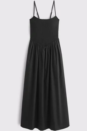 Abercrombie & Fitch Dipped Waist Strappy Midi DressS