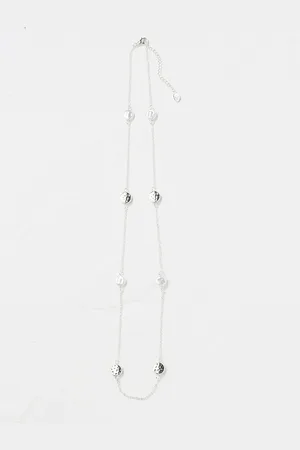 Fat Face FatFace Hammered Disc NecklaceJeden