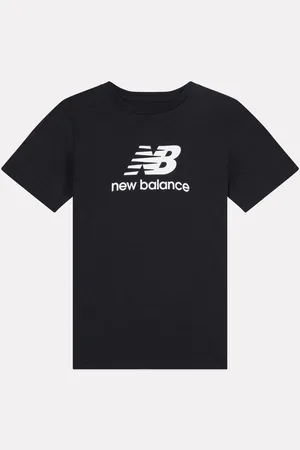 New Balance Girls 100% Cotton Stacked Logo T-Shirt7