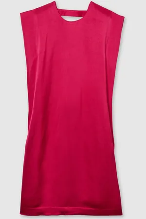 Reiss Phoenix Satin Sleeveless Tunic Dress36