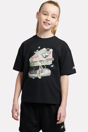 New Balance Kids Fitness Centre Illustrated Graphic 100% Cotton T-Shirt134140 cm