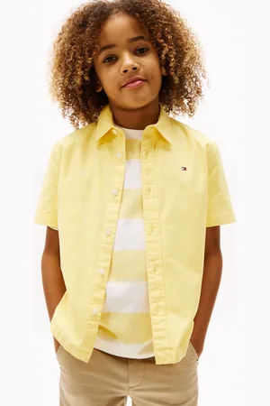 Tommy Hilfiger Stretch Oxford Short Sleeve Shirt158164 cm