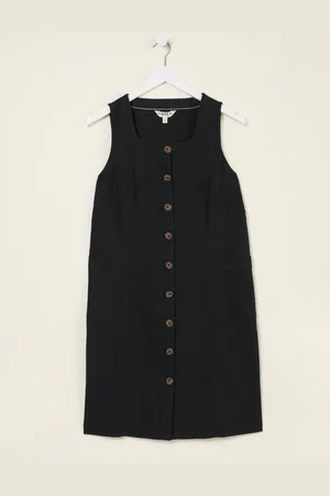 Fat Face FatFace Button Linen Dress46tall
