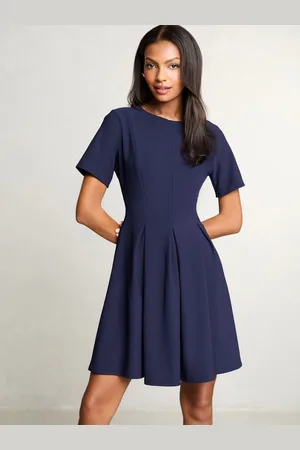 Lipsy London Short Sleeve Pleated Prom Dress42