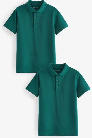 Next Bawełniane szkolne koszulki polo z krótkim rękawem, 100% bawełna (3-16 lat)7 lat (122 cm)