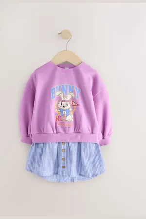 Next Long Sleeve Shirt Sweat Dress (3mths-7yrs)6